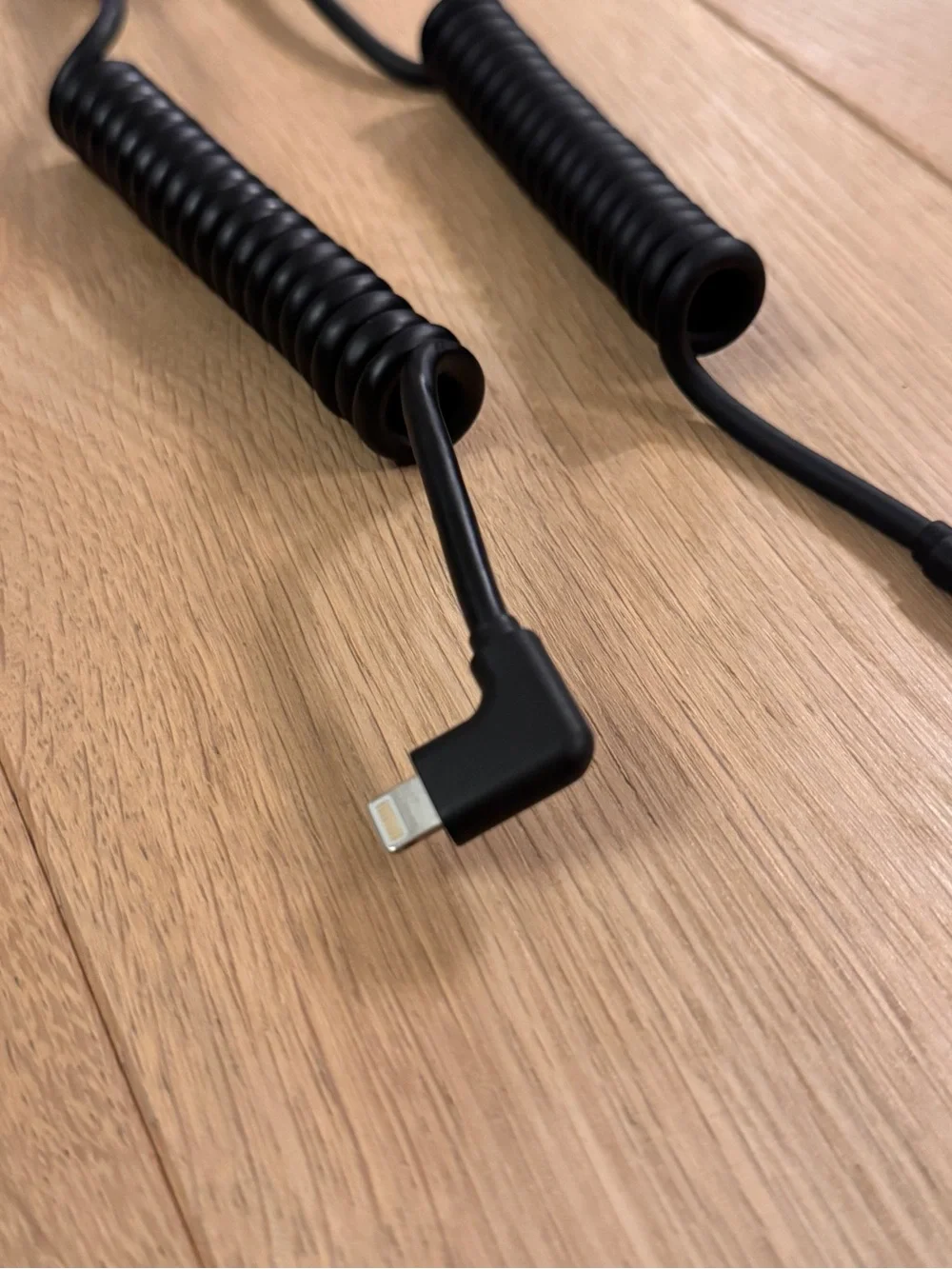 Set of Coiled USB to Lightning & USB-C Charging Cables